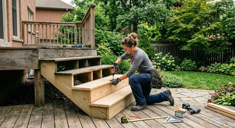 Deck Step Repair Service