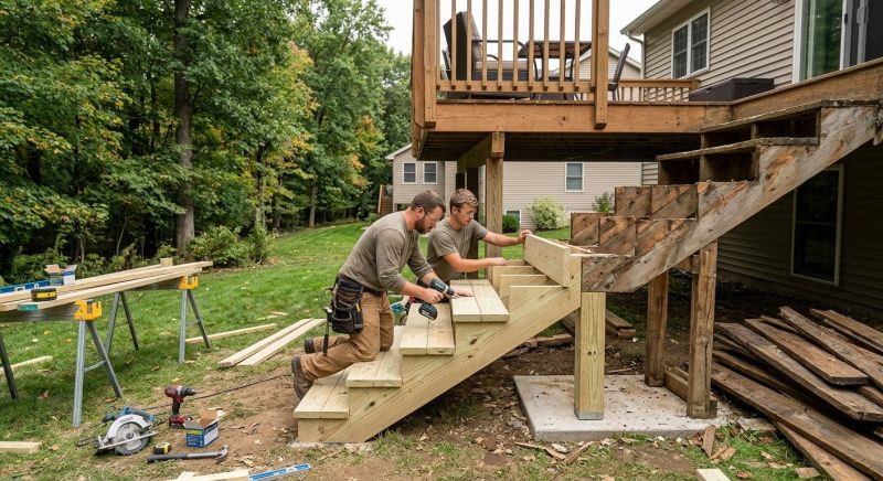 Deck Step Repair